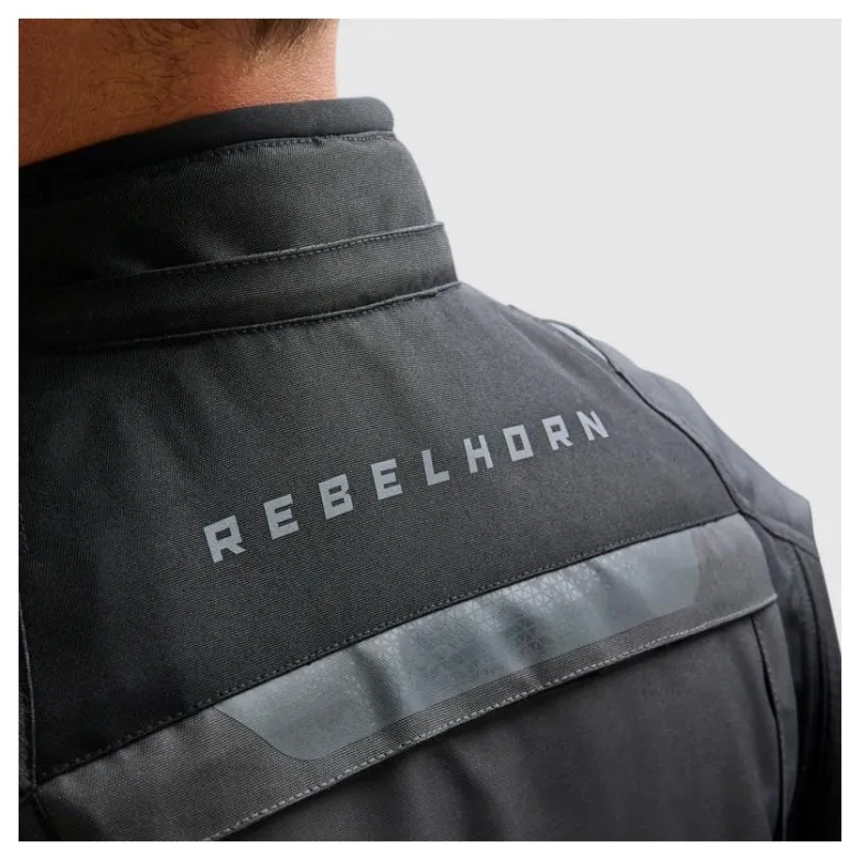 Kurtka tekstylna REBELHORN CUBBY V BLACK/ANTHRACITE/RED czarny grafitowy czerwony