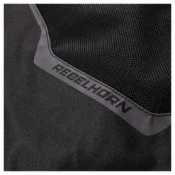 Kurtka tekstylna REBELHORN FLUX BLACK/FLO YELLOW czarny żółty fluo