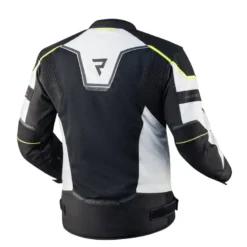 Kurtka tekstylna REBELHORN HIFLOW IV BLACK/SILVER/FLO YELLOW czarny srebrny szary żółty fluo