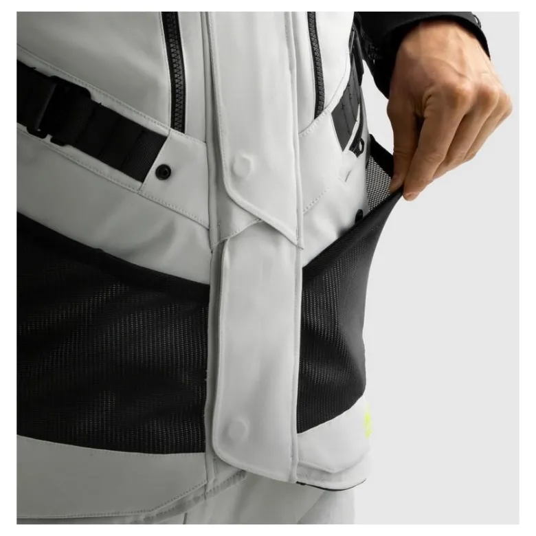 Kurtka tekstylna REBELHORN HARDY 3.0 BLACK/GREY/FLUO YELLOW czarny szary żółty fluo