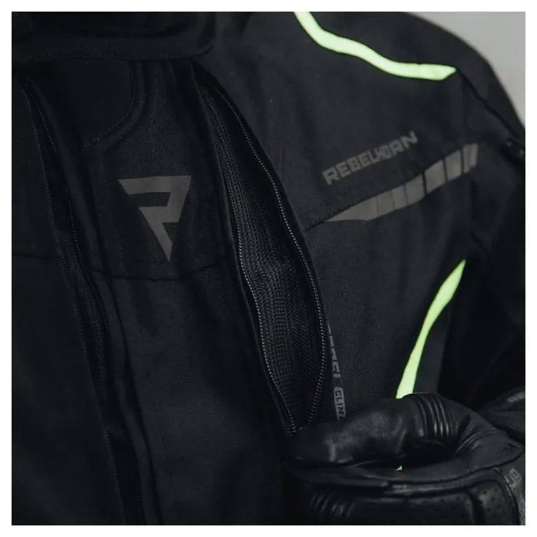 Kurtka tekstylna REBELHORN HIKER III BLACK czarny