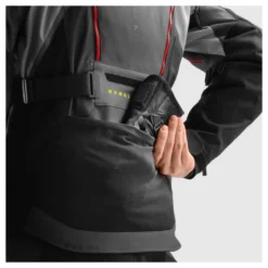 Kurtka tekstylna REBELHORN HARDY 3.0 ANTHRACITE/GREY/YELLOW grafitowy szary żółty