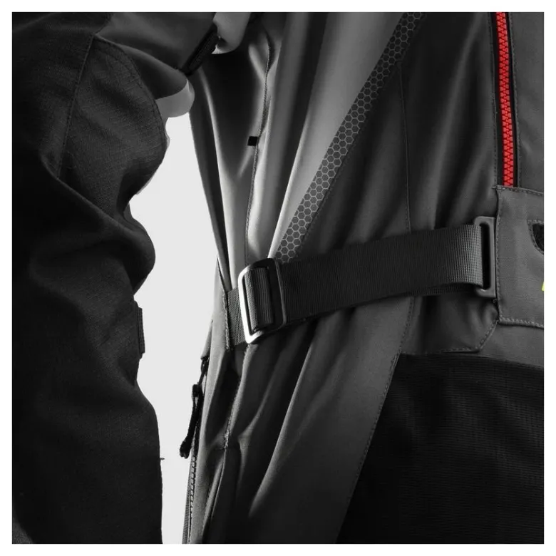 Kurtka tekstylna REBELHORN HARDY 3.0 ANTHRACITE/GREY/YELLOW grafitowy szary żółty