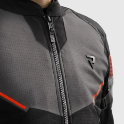 Kurtka tekstylna REBELHORN HIFLOW V BLACK/GREY/RED czarny szary czerwony