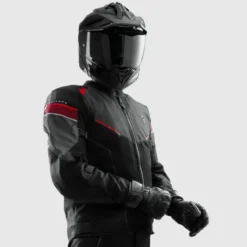 Kurtka tekstylna REBELHORN HIFLOW V BLACK/GREY/RED czarny szary czerwony
