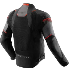 Kurtka tekstylna REBELHORN HIFLOW V BLACK/GREY/RED czarny szary czerwony