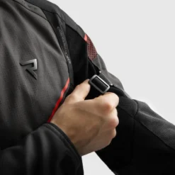 Kurtka tekstylna REBELHORN HIFLOW V BLACK/GREY/RED czarny szary czerwony