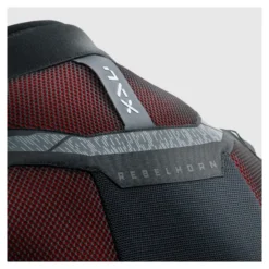 Kurtka tekstylna REBELHORN JAX BLACK/RED czarny czerwony