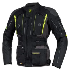 Kurtka tekstylna REBELHORN PATROL BLACK/FLO YELLOW czarny żółty fluo