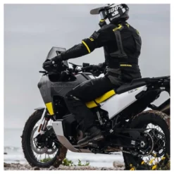Kurtka tekstylna REBELHORN PATROL BLACK/FLO YELLOW czarny żółty fluo