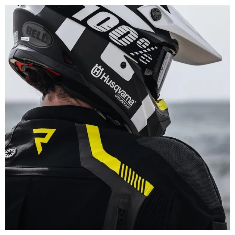 Kurtka tekstylna REBELHORN PATROL BLACK/FLO YELLOW czarny żółty fluo