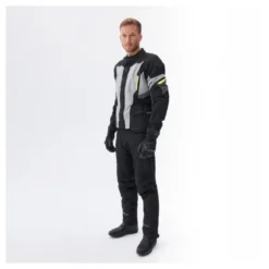 Kurtka tekstylna REBELHORN SCOUT BLACK/GREY/FLUO YELLOW czarny szary żółty fluo