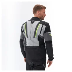 Kurtka tekstylna REBELHORN SCOUT BLACK/GREY/FLUO YELLOW czarny szary żółty fluo