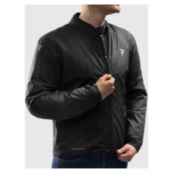 Kurtka tekstylna REBELHORN SWIFT BLACK/DARK GREY/RED czarny szary czerwony