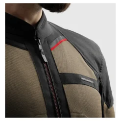 Kurtka tekstylna REBELHORN SCANDAL 3 DESERT/BLACK/RED brązowy czarny czerwony