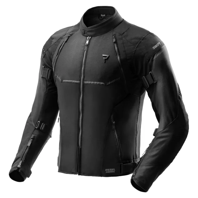 Kurtka tekstylna REBELHORN SWIFT BLACK czarny