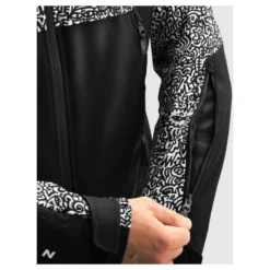 Kurtka tekstylna REBELHORN SLASH NORIAKI BLACK/WHITE czarny biały