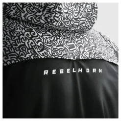 Kurtka tekstylna REBELHORN SLASH NORIAKI BLACK/WHITE czarny biały
