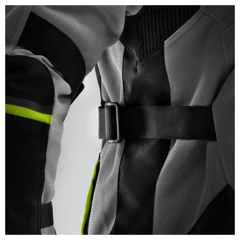 Kurtka tekstylna REBELHORN SCANDAL 3 BLACK/GREY/FLUO YELLOW czarny szary żółty fluo