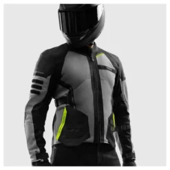 Kurtka tekstylna REBELHORN SCANDAL 3 BLACK/GREY/FLUO YELLOW czarny szary żółty fluo