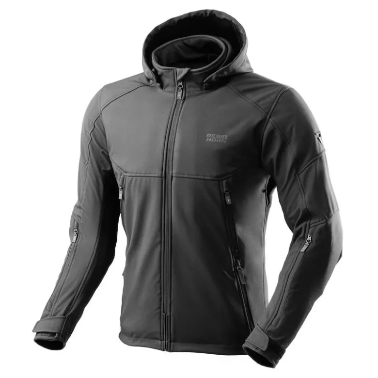 Kurtka tekstylna REBELHORN SLASH BLACK czarny