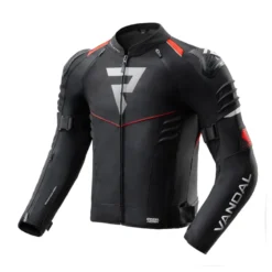 Kurtka tekstylna REBELHORN VANDAL 2 BLACK/RED czarny czerwony