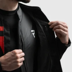 Kurtka tekstylna REBELHORN VANDAL 2 AIR BLACK/RED czarny czerwony