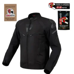 Kurtka tekstylna REBELHORN VANDAL BLACK czarny