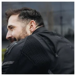 Kurtka tekstylna REBELHORN VANDAL BLACK czarny