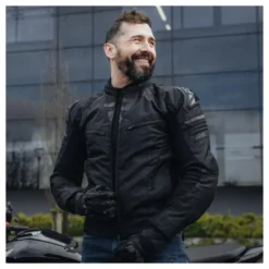 Kurtka tekstylna REBELHORN VANDAL BLACK czarny