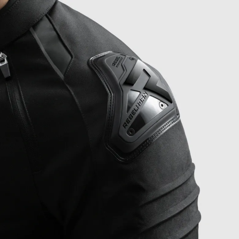 Kurtka tekstylna REBELHORN VANDAL 2 BLACK czarny