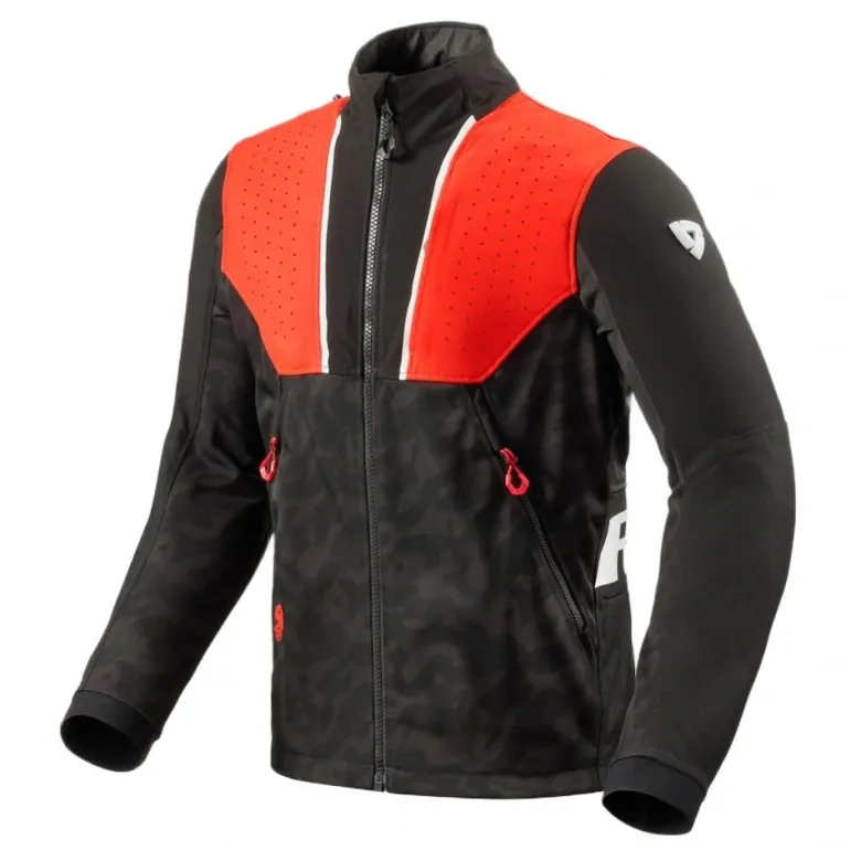 Kurtka tekstylna REVIT AFRICA BLACK/RED czarny czerwony