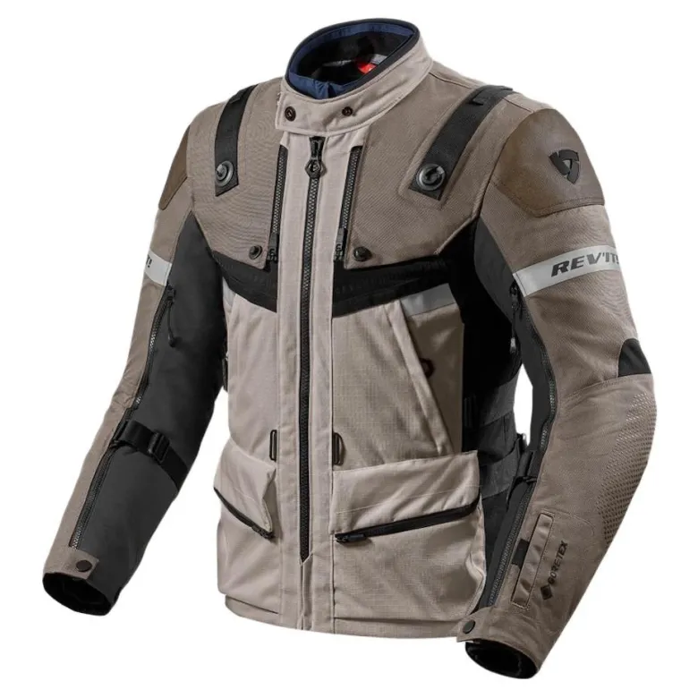 Kurtka tekstylna REVIT DEFENDER 3 GTX SAND/BLACK beżowy czarny