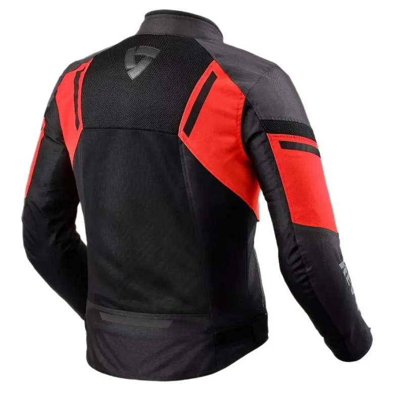 Kurtka tekstylna REVIT GT-R AIR 3 BLACK/NEON RED czarny czerwony fluo