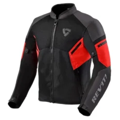 Kurtka tekstylna REVIT GT-R AIR 3 BLACK/NEON RED czarny czerwony fluo