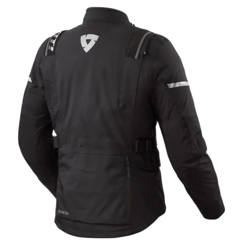 Kurtka tekstylna REVIT VERTICAL GTX BLACK/SILVER czarny srebrny