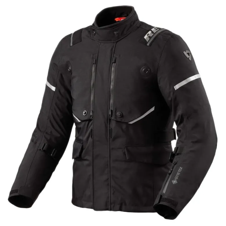 Kurtka tekstylna REVIT VERTICAL GTX BLACK/SILVER czarny srebrny