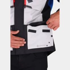 Kurtka tekstylna RICHA BRUTUS GORE-TEX GREY/BLUE/RED szary niebieski czerwony