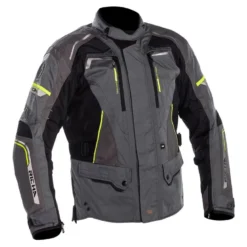 Kurtka tekstylna RICHA INFINITY II TITANIUM grafitowy szary czarny żółty fluo