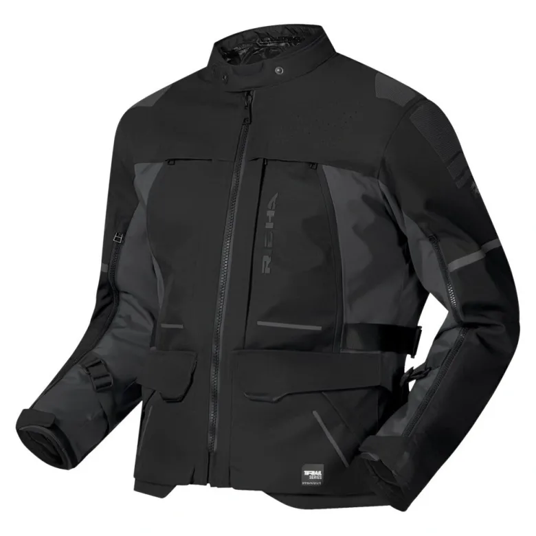 Kurtka tekstylna RICHA INFINITY 3 ADVENTURE BLACK czarny