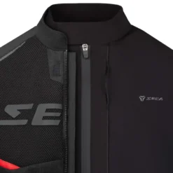 Kurtka tekstylna SECA AIRFLOW III BLACK/RED/FLUO czarny czerwony żółty fluo