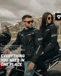 Kurtka tekstylna SECA ARRAKIS III BLACK czarny