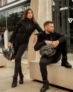 Kurtka tekstylna SECA DISTRICT BLACK czarny