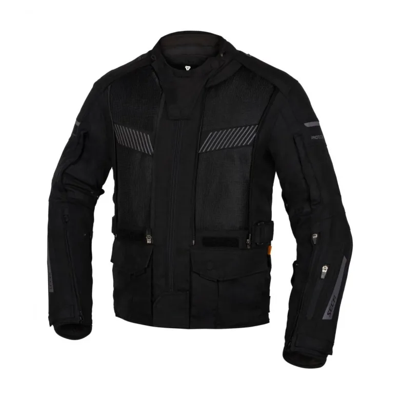 Kurtka tekstylna SECA STRADA EVO BLACK czarny