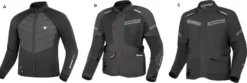 Kurtka tekstylna SHIMA ALPHA BLACK czarny