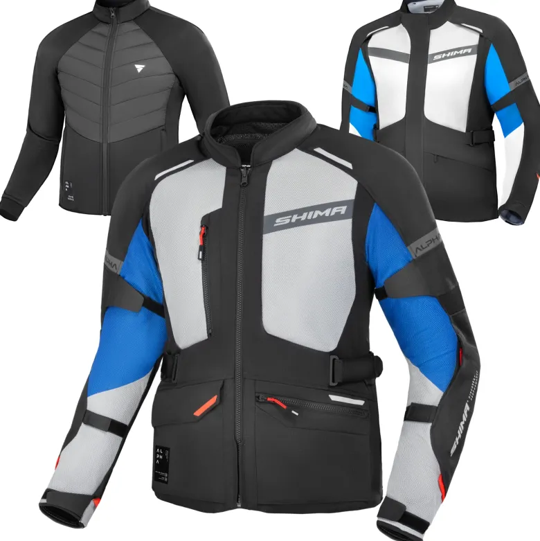 Kurtka tekstylna SHIMA ALPHA BLUE