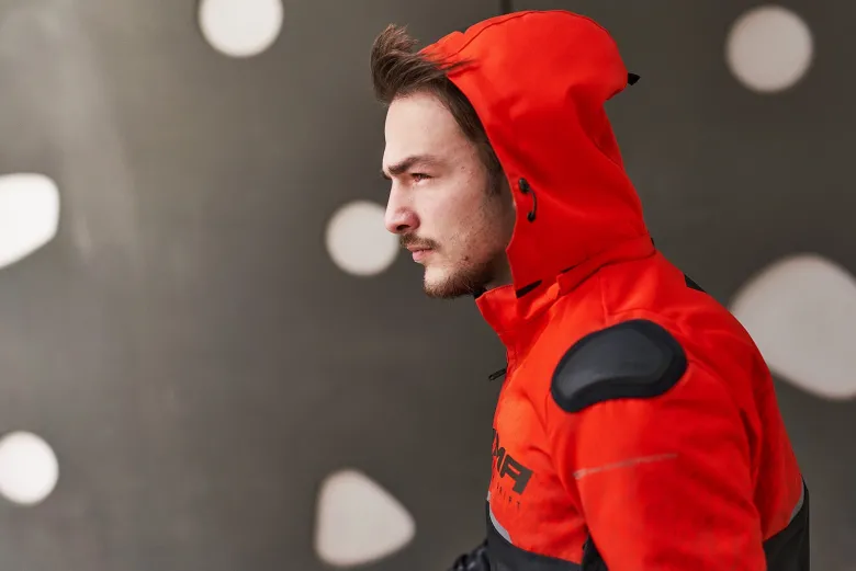 Kurtka tekstylna SHIMA DRIFT MEN RED czarny szary czerwony