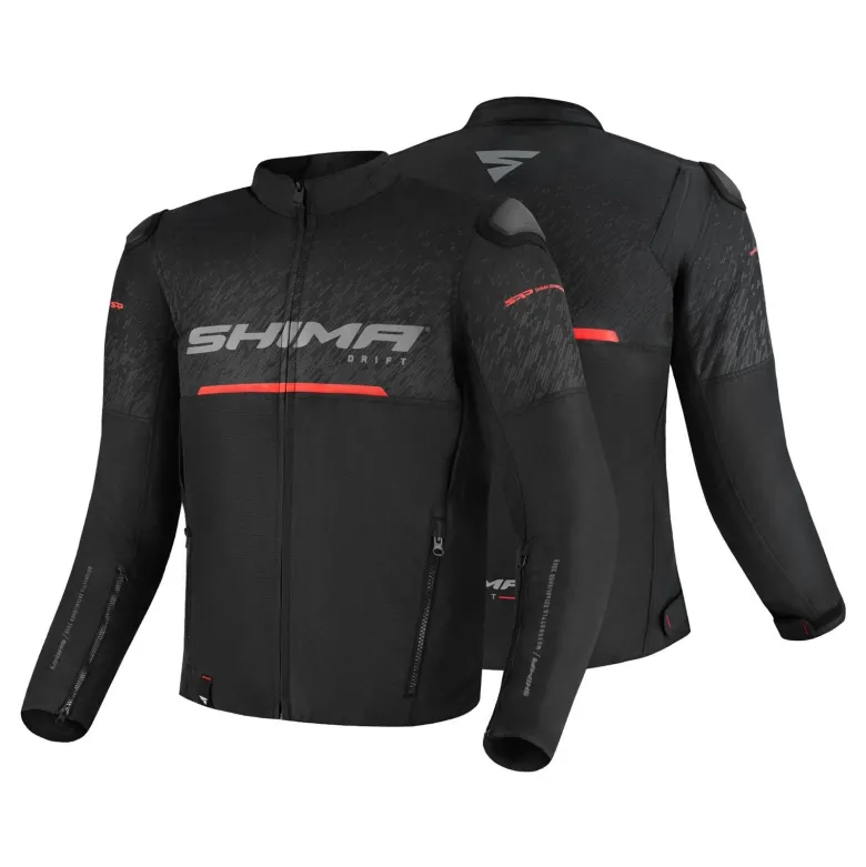 Kurtka tekstylna SHIMA DRIFT MEN BLACK czarny