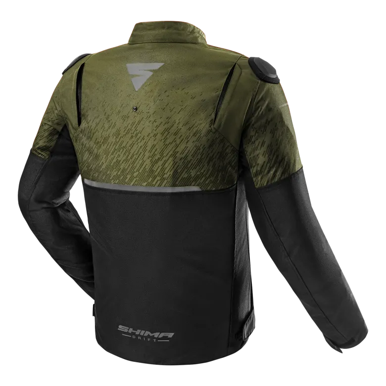 Kurtka tekstylna SHIMA DRIFT MEN KHAKI zielony czarny