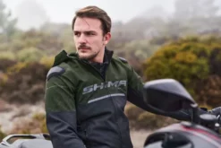 Kurtka tekstylna SHIMA DRIFT MEN KHAKI zielony czarny